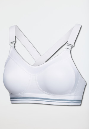 Sportbeha actief High Impact wit - Sportbeha
