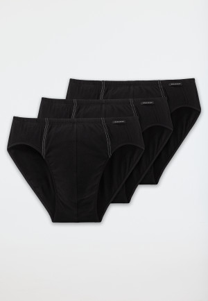 Lot de trois supermini slips noirs - Essentials