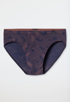Supermini modal con fantasia marroncina - Long Life Soft