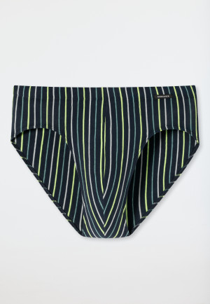 Slip supermini coton bio rayé multicolore - Fashion Daywear