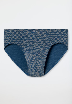 Supermini slip atlantisch blauw patroon - 95/5