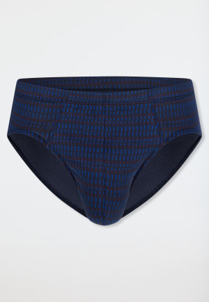 Supermini-Slip aubergine gemustert - 95/5