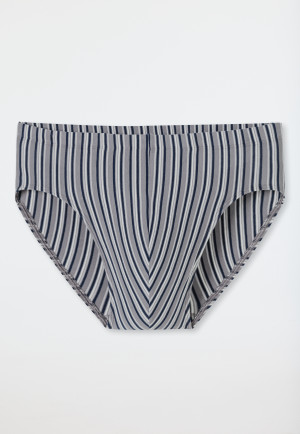 Supermini briefs gray striped - 95/5