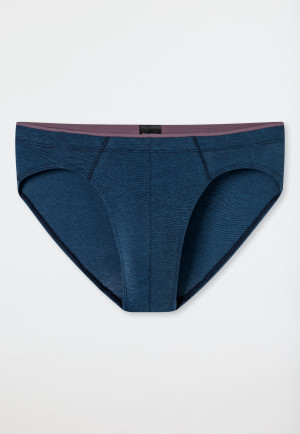 Supermini briefs Organic Cotton patterned blue - 95/5