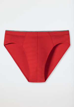 Bikini briefs organic cotton red - 95/5