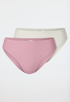 Tai briefs 2-pack rosewood/cream - Modal Essentials