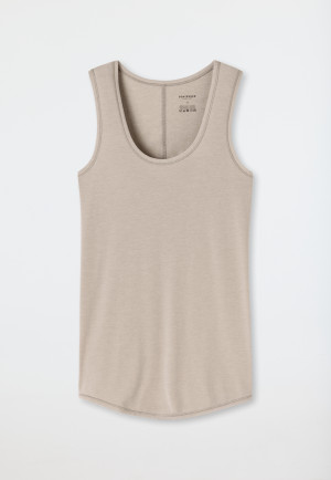 Tanktop bruin - Personal Fit