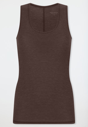 Tank Top deep brown - Personal Fit