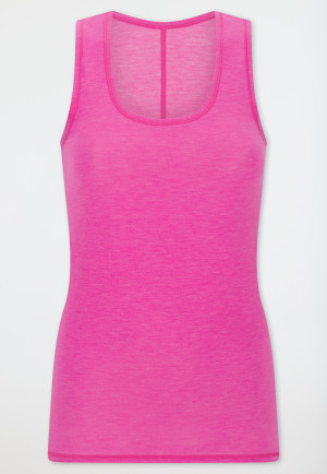 Tanktop intens roze - Personal Fit