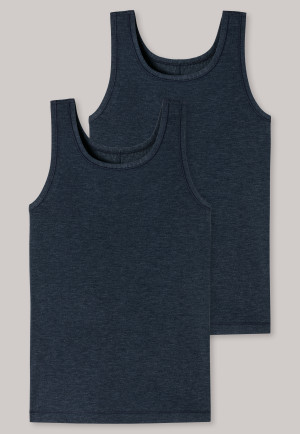 Tank Tops 2er-Pack nachtblau - Personal Fit