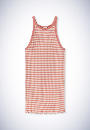 Chemise à bretelles couleur abricot - Revival Helena