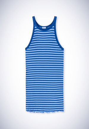 Chemise à bretelles indigo - Revival Helena