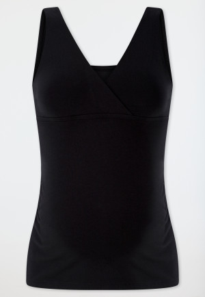 Zwart zwangerschap topje - Unique Maternity