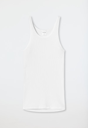 Undershirt, double rib, white - Original double rib