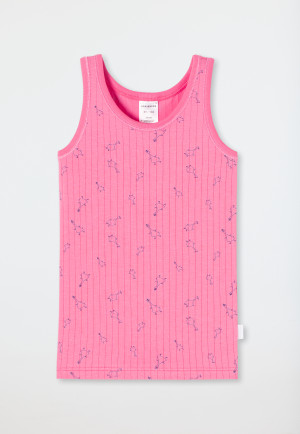 Unterhemd Tencel Organic Cotton Glanzgarn Gänse pink - Original Classics