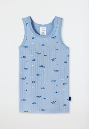 Unterhemd Tencel Organic Cotton Glanzgarn Papierschiffe air - Rat Henry