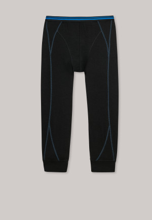 3/4 Long briefs, functional underwear, warm, black - Sport Thermo Light