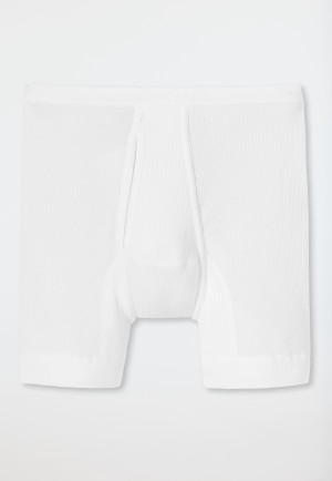 Pair of underpants, short with fly, double rib, white - Original Classics