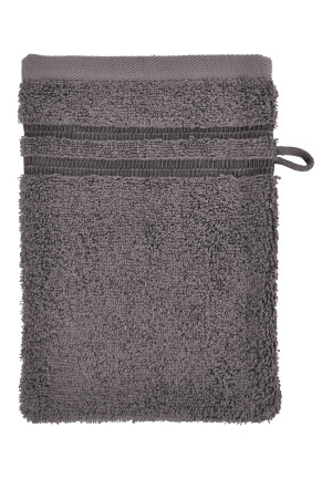 Gant de toilette Milano 16 x 22 anthracite  SCHIESSER Home