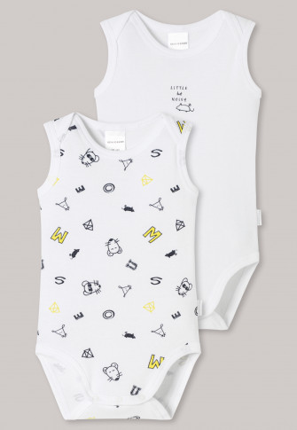 2er Pack Schiesser Unisex Baby Strampler