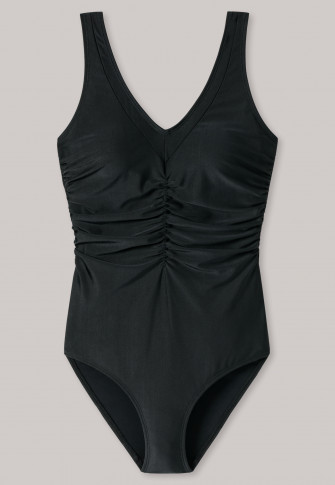 black shaping swimsuit