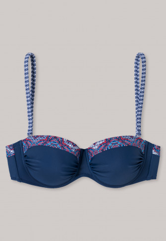 bandeau underwire swimsuit