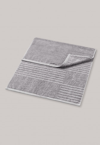 Handdoek met structuur zilver 50x100 Home