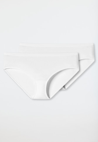 Hipster 2-pack organic cotton white - 95/5