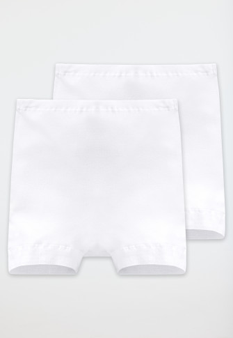Lot de 2 culottes blanches à fines côtes blanches - Original Classics