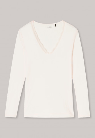 lange mouwen shirt met v hals