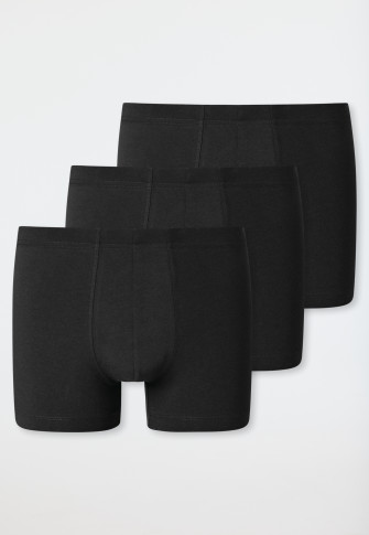 Shorts 3er-Pack Organic Cotton schwarz - 95/5