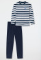 Pyjamas long stripes admiral - SCHIESSER 150 Years