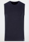 Tanktop met modieus model, blauwzwart - Long Life Soft