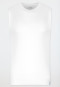 Tank Top modische Schnittform weiß - Long Life Soft