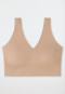 Bustier microfiber removable pads maple - Invisible Soft