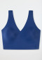 Bustier microvezel uitneembare pads marineblauw - Invisible Soft