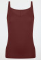 Spaghetti strap top red-brown - Personal Fit