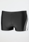 Slip de bain en tricot à rayures noires sur le côté - Nautical Active