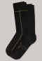 Men's socks 2-pack stay fresh black/green - Bluebird