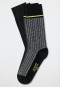 Men's socks 2-pack Pima cotton black/multicolored - Long Life Cool