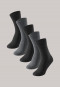 Confezione da 5 calzini da uomo stay fresh di colore grigio screziato e nero - Bluebird