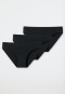 3-Pack of Briefs, Black - 95/5