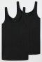Tops 2er-Pack schwarz - 95/5