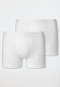 Set van 2 shorten met geweven elastische tailleband, wit - 95/5