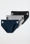Rio-Slips 3er-Pack Streifen mehrfarbig - 95/5