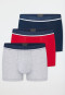 Lot de 3 shorts à ceinture élastique tissée multicolore - 95/5