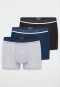 Short, confezione da 3 pezzi, elastico in vita in tessuto tramato multicolore - 95/5