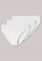 Slip Brief pack de 3 coton bio blanc - 95/5