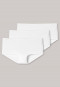 Shorts pack de 3 coton bio blanc - 95/5