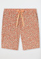 Bermuda-Shorts Modal Blumen pfirsich - Mix+Relax